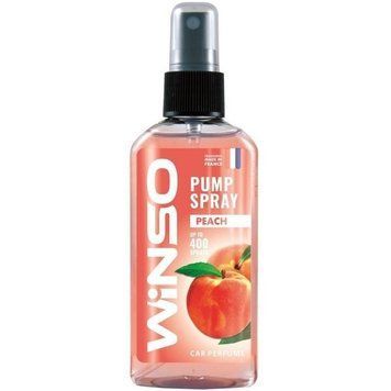 Ароматизатор в машину Winso Pump Spray Peach (Персик), помповый спрей, 75 мл (381490)