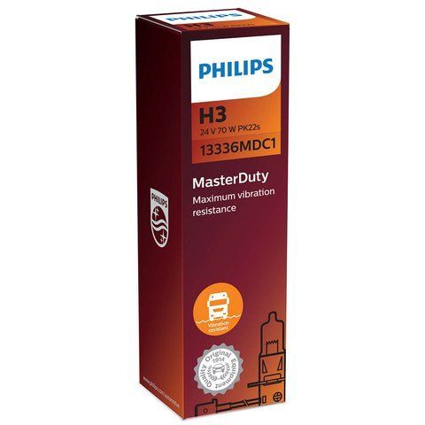 H3 галогенная лампа Philips Master Duty 24V 70W для авто 1шт (13336MDC1) &mdash; основное фото товара