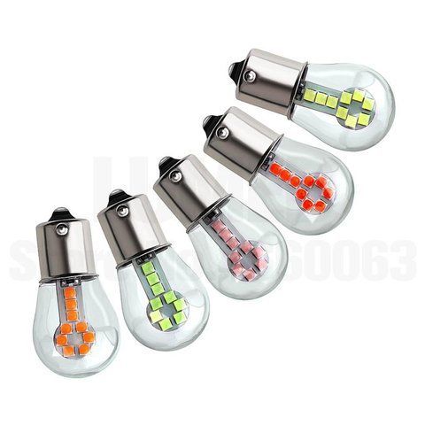 Світлодіод 12V Т25 Білий SMD 18-3030 +780Lm у скляній колбі №39 &mdash; основне фото товару