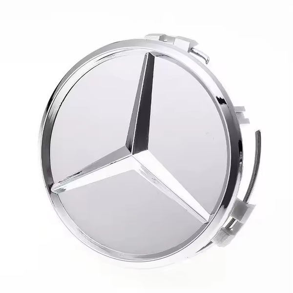 Mercedes ковпачки на диски (75/70 мм) сірий 1 шт &mdash; основне фото товару