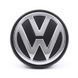 VW ковпачки на диски (70/57 мм) чорний/хром 1 шт &mdash; фото товару 1 з 4