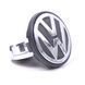 VW ковпачки на диски (70/57 мм) чорний/хром 1 шт &mdash; фото товару 2 з 4