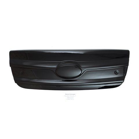 Зимняя накладка на HYUNDAI SantaFe 2 2006-2009 - верх "FLY" Глянец &mdash; основное фото товара