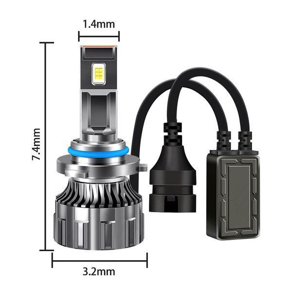R11 LED лампа H11 12V 60W 9600Lm 6000K &mdash; основне фото товару