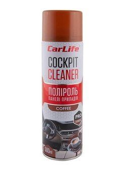 Поліроль для пластику авто Carlife Cockpit Кава 500 мл (CF508)