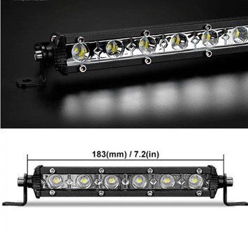 LED робоча фара Leader прямокутна 18W Flood 10&ndash;30V 185&times;50&times;25 мм &mdash; основне фото товару