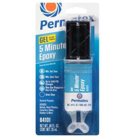 Permatex 5 Minute Gel Epoxy клей эпоксидный прозрачный 25 г (84101) &mdash; основное фото товара