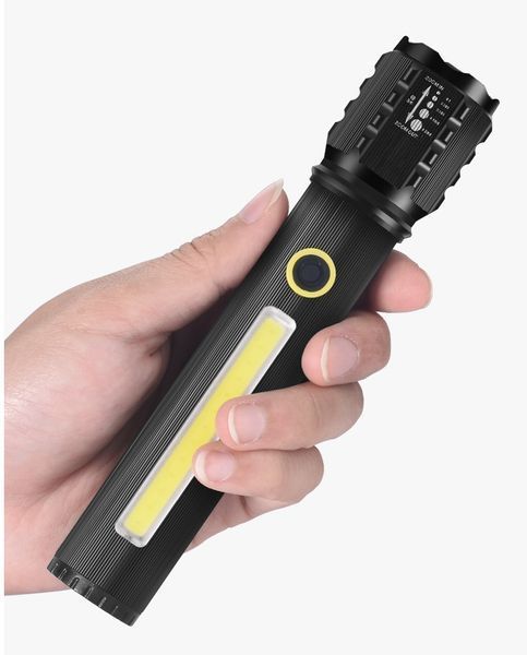 Ліхтар ручний акумуляторний X-Balong BL-C72 P50+COB, microUSB, 14 см &mdash; основне фото товару
