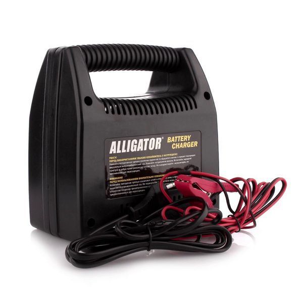 Alligator AC803 зарядное устройство для аккумулятора 6A 12V трансформаторное &mdash; основное фото товара