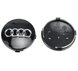 Audi ковпачки на диски (60/58 мм) чорний 4B0601170 1 шт аналог &mdash; фото товару 2 з 3