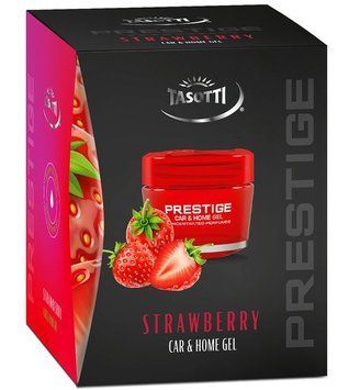 Ароматизатор у машину Tasotti Gel Prestige Strawberry (Полуниця), гелевий на торпеду, 50 мл