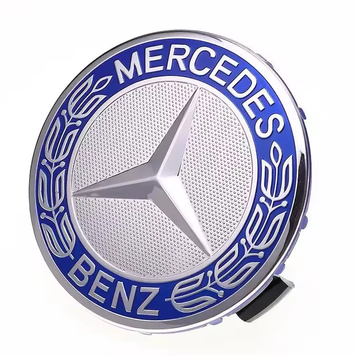 Mercedes колпачки на диски (75/70 мм) синие колосок А1714000025 1 шт &mdash; основное фото товара