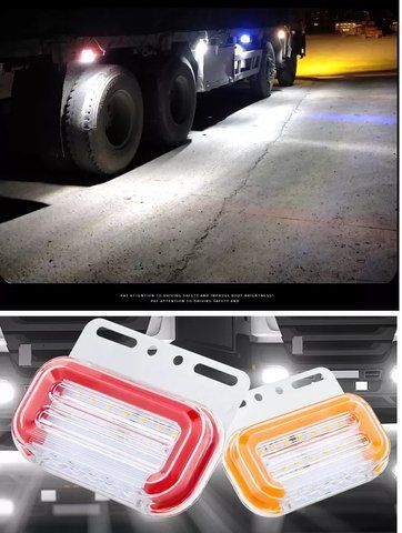 LED габарит 140x70 мм 12/24V червоний &mdash; основне фото товару