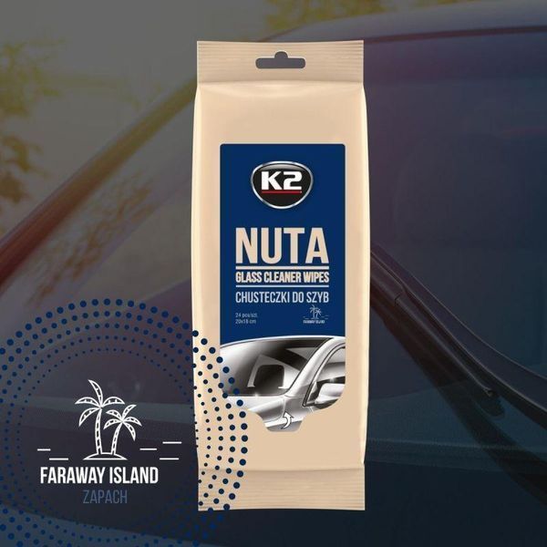 Влажные Салфетки для Очистки Стекла и Стеклянных Поверхностей K2 Nuta Wipes (K500) &mdash; основное фото товара