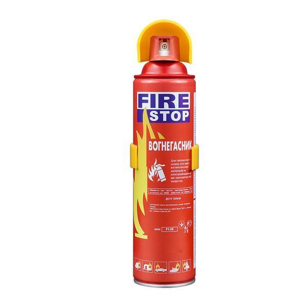Вогнегасник вуглекислотний 0.5кг Fire stop (Аерозольний пінний) &mdash; основне фото товару