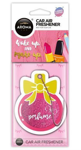 Aroma Glitter Series освежитель на зеркало сухой лист Pink Perfume Bottle (83264) &mdash; основное фото товара