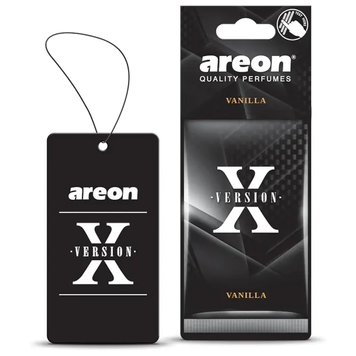 Ароматизатор в машину Areon X-Version Vanilla, сухой подвесной, 13 г