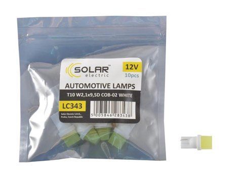 Світлодіод 12V Т10 Білий COB "Solar" LC343_P &mdash; основне фото товару
