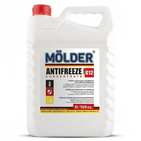 Антифриз Molder концентрат красный G12 -80&deg;C 5 кг (KF-050-G12) &mdash; основное фото товара