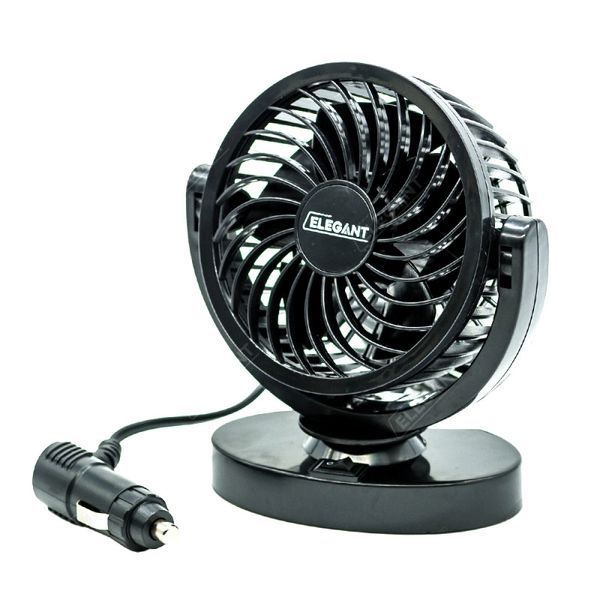 Elegant 101 549 вентилятор у машину від прикурювача 12V 4" &mdash; основне фото товару