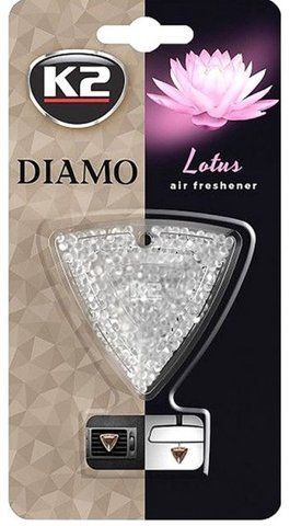 Ароматизатор в машину K2 Diamo Lotus (Лотос), на дефлектор или зеркало, гранулы, 15 г (K20407) &mdash; основное фото товара