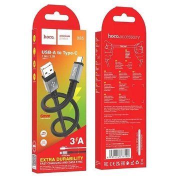 Кабель USB/TYPE-C "HOCO X85 1 м Black