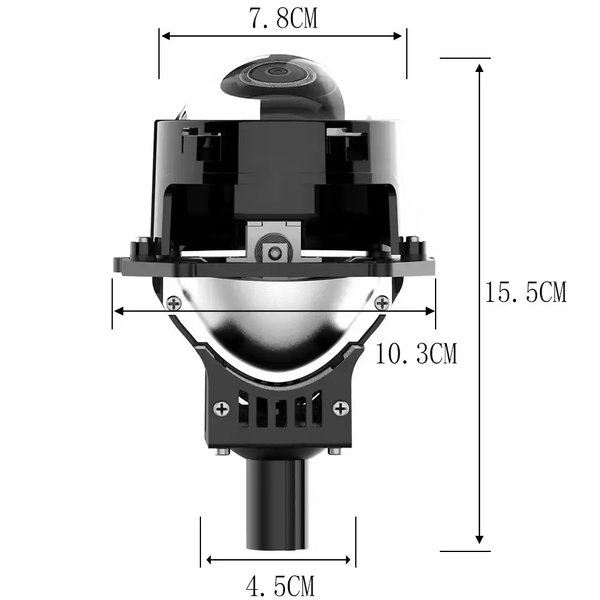 G-series G90C під гайку Bi-LED лінза у фари 3.0" 45/50W 5500K 5500 Lm &mdash; основне фото товару