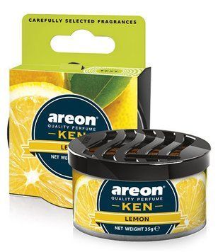 Ароматизатор в машину Areon Ken Лимон, сухой на торпеду, 35 г