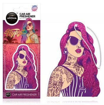 Ароматизатор у машину Aroma Car Hype Girl Pink Hair, підвісна картка (83262)