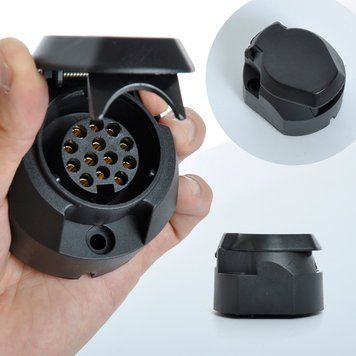 Прицепное пластик "мама" - 12v - 13pin Евро-Влагозащищенный "Польша" &mdash; основное фото товара