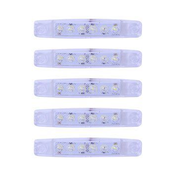LED габарит MRT MRT-48 90x15 мм 12/24V білий LED