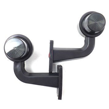 Габарит рожки 16 см 12/24V красно-белый LED FLAPS Л-164 2 шт