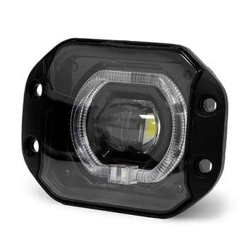 LED рабочая фара прямоугольная 28W Combo 10&ndash;30V ДХО 1 шт J14-28W (4798)