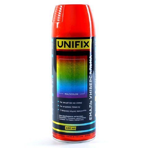 Unifix аерозольна фарба 400 мл червона (951020) &mdash; основне фото товару