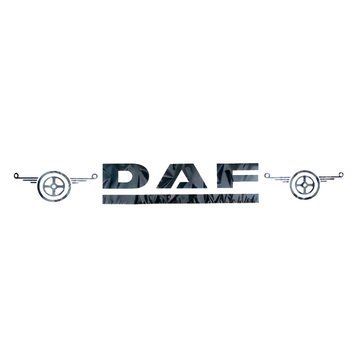 Наклейка лобовое стекло черная 135х1000 "DAF" &mdash; основное фото товара