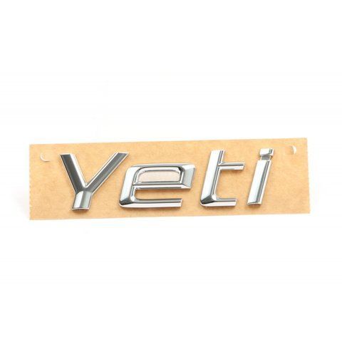 Емблема - напис "Yeti" скотч 85х24 мм 2010-2013 (wiwo 5L0853687739) &mdash; основне фото товару