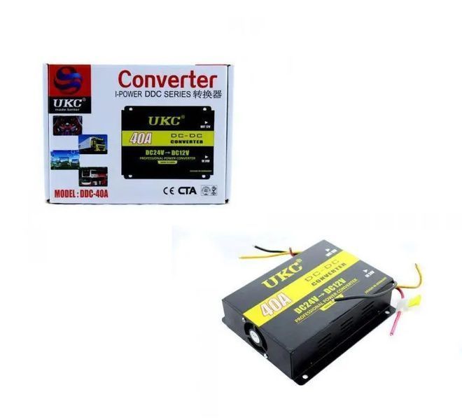 Преобразователь 24V-12V 40А DC/DC UKC ART3634 &mdash; основное фото товара