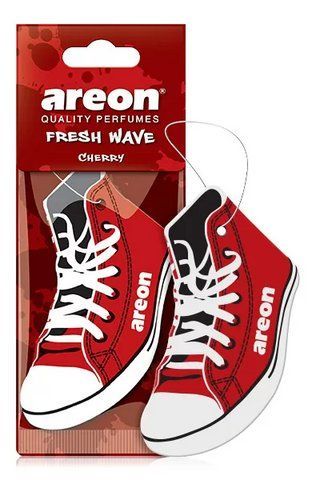 Areon Mon Fresh Wave освежитель на зеркало кеды-лист Cherry &mdash; основное фото товара