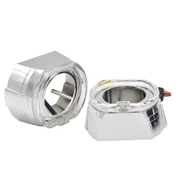 LED-маска для лінз BMW Chrome-O 2.5" 6000K хром &mdash; основне фото товару