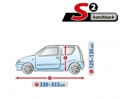 Тент на авто Kegel Basic Garage для хэтчбека S2 320-330&times;136 см (3952) &mdash; основное фото товара