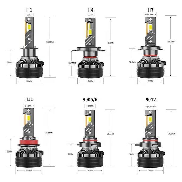 T80 LED лампа H13 12V 160W 20000Lm 6000K Canbus &mdash; основне фото товару