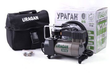 Автомобильный компрессор URAGAN 90110 7 Атм 35 л/мин 12В 150 Вт