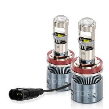 LED лампа H11 с мини-линзой A80S 9&ndash;30V 160W 18000Lm 6000K CANBUS &mdash; основное фото товара