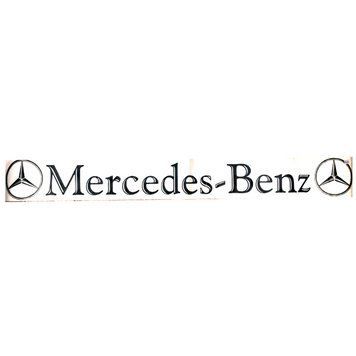 Наклейка лобовое стекло черная 135х1000 "MERCEDES-BENZ" &mdash; основное фото товара