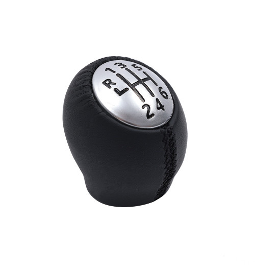 Ручка КПП Renault Megane.Scenic.Laguna MK3.Duster (6 Speed) кожа,Черный шов 328650024R №3 &mdash; основное фото товара