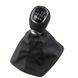 Ручка КПП з чохлом Skoda Octavia II 2004-2011 шкіра 6-ступ. FXSKD-26/6 &mdash; фото товару 1 з 2