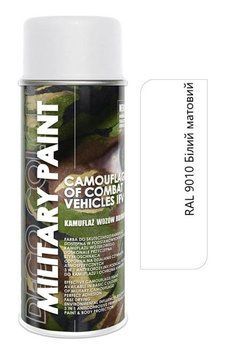 Deco Color Military Paint камуфляжна фарба аерозоль 400 мл біла матова RAL9010