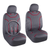 Чехлы на передние сиденья авто Milex Classic универсальные 1+1 серые (AG-C72624/1) &mdash; основное фото товара