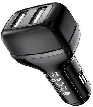 Адаптер в прикуриватель Hoco Z36 (2 USB)