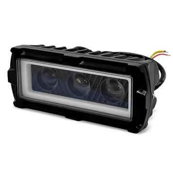 LED рабочая фара Leader прямоугольная 40W Flood 9&ndash;32V 125&times;50&times;55 мм, 3D линза, IP67, W16 (4653)